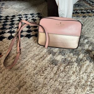 Blush and Gold Kate Spade Crossbody Bag